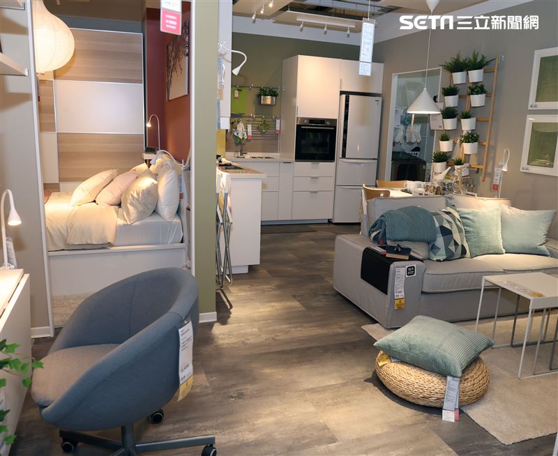 IKEA宜家家居内湖店即將開幕，獨有的特色結合大台北地區小坪數居家空間的展示間需求，展間超好逛服務更完善、設計更環保、親子專屬空間。（記者邱榮吉/攝影）