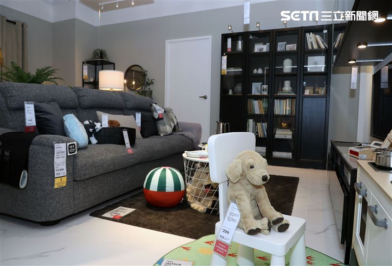 IKEA宜家家居内湖店即將開幕，獨有的特色結合大台北地區小坪數居家空間的展示間需求，展間超好逛服務更完善、設計更環保、親子專屬空間。（記者邱榮吉/攝影）