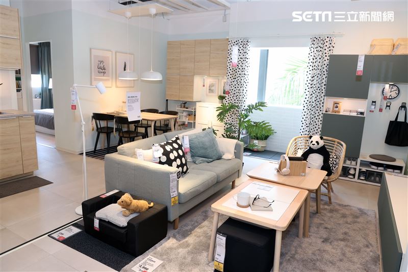 IKEA宜家家居内湖店即將開幕，獨有的特色結合大台北地區小坪數居家空間的展示間需求，展間超好逛服務更完善、設計更環保、親子專屬空間。（記者邱榮吉/攝影）