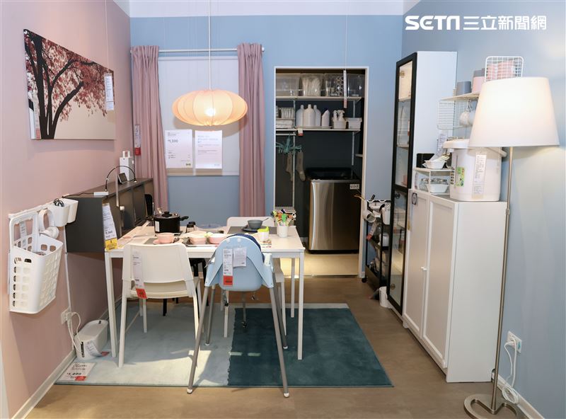 IKEA宜家家居内湖店即將開幕，獨有的特色結合大台北地區小坪數居家空間的展示間需求，展間超好逛服務更完善、設計更環保、親子專屬空間。（記者邱榮吉/攝影）