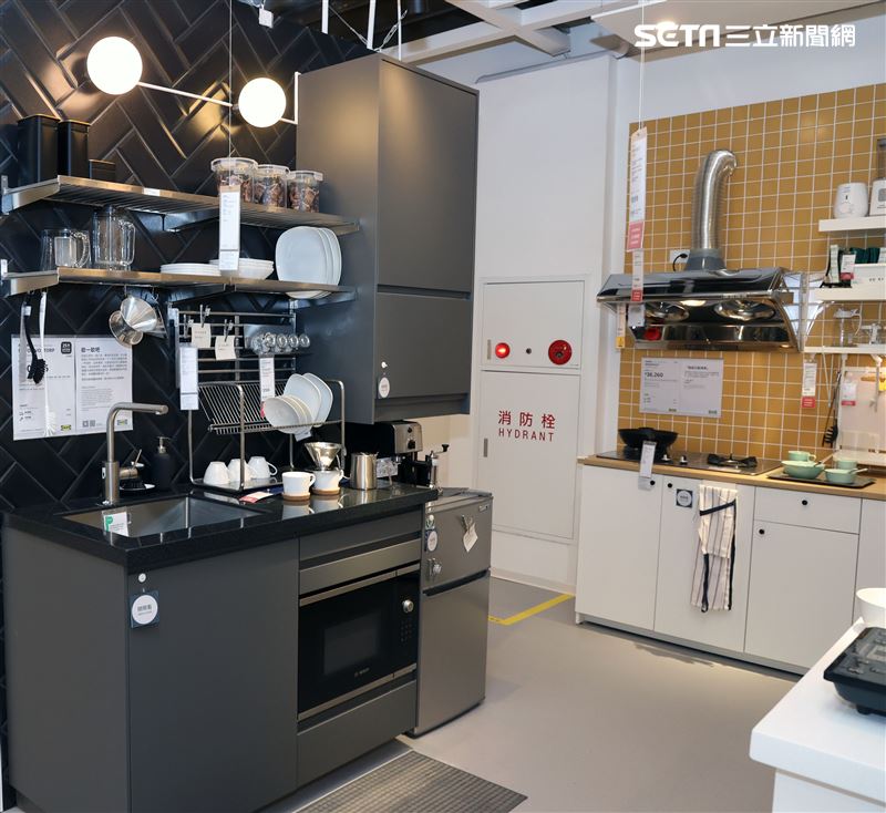 IKEA宜家家居内湖店即將開幕，獨有的特色結合大台北地區小坪數居家空間的展示間需求，展間超好逛服務更完善、設計更環保、親子專屬空間。（記者邱榮吉/攝影）