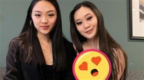 李連杰的兩位女兒Jane、Jada。(圖／Jada IG)