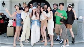 全明星紅隊GORED遊玩。（圖／翻攝自王家梁IG、粿粿IG、周予天IG、郭彥均IG）