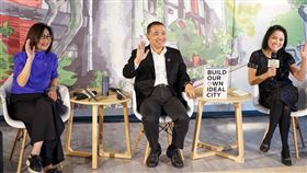 新北市長侯友宜在世界地球日(22日)，與紐約、波士頓市政府及MIT媒體實驗室等國際組織視訊連線