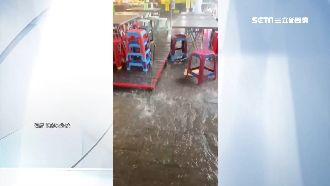 清境暴雨夾冰雹!德基水庫喜迎人造雨