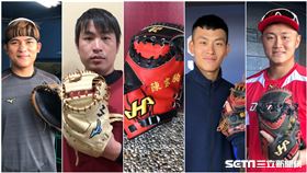 ▲中華職棒5隊捕手。（組合圖／記者黃泓哲攝影）