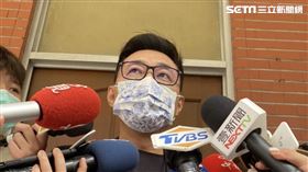 國民黨主席江啟臣回應國父繼承人。（圖／記者林恩如攝影）