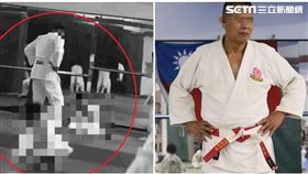 冷血教練背景威！69歲6段柔道高手(圖/民眾提供)