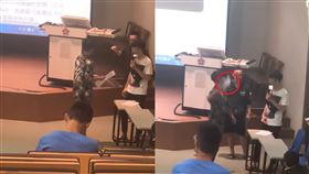 男學生嫌考試太難，竟大爆粗口。（圖／翻攝自Jacky Chung YouTube）