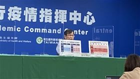 發言人莊人祥對疫情做說明。（圖／記者簡浩正攝影）