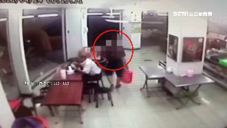 2男豆漿店持凳互砸　雙雙掛彩留血跡