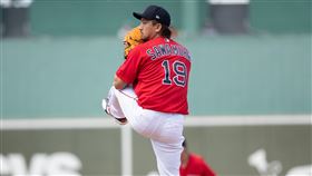 ▲澤村拓一拿下大聯盟首勝。（圖／翻攝自紅襪推特）