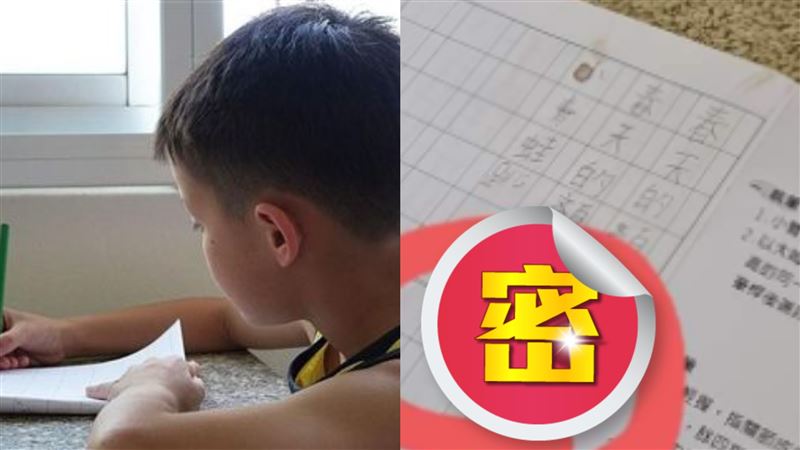 連QR碼也抄下　姑曬姪子作業驚呆網