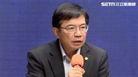 台鐵改革工作進度記者會，交通部長王國材，發言人羅秉成，台鐵局長杜微