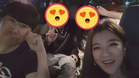 藝人侯昌明一家四口錄影照。(圖／侯昌明臉書)