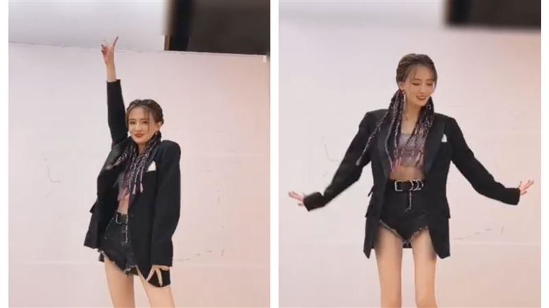 甄嬛妹變漫畫女神！中空露肚曬大腿溝