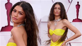 蜘蛛人女友超辣　登紅毯渾圓半球溢出