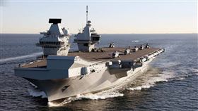 英國伊麗莎白女王號（HMS Queen Elizabeth）航空母艦。（圖／翻攝自維基百科）