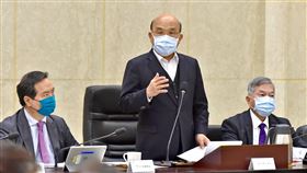 行政院長蘇貞昌今(26)日主持行政院性別平等會第23次委員會議。（圖／行政院提供)