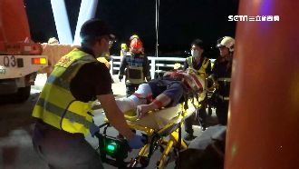 疑跨過欄杆　男看夜景失足墜6米橋