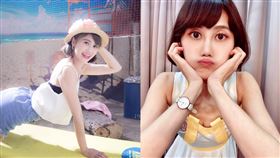 豆芽曾在職棒擔任啦啦隊長。（圖／翻攝自豆芽 Sandy臉書）