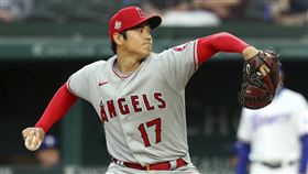 ▲大谷翔平5局挨3分砲失4分。（圖／美聯社／達志影像）