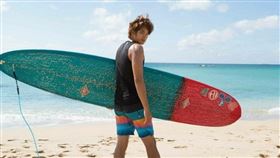 《轉彎之後》張庭瑚熱愛衝浪，還到衝浪店打工。（圖／星泰娛樂提供）