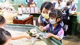 ▲觸摸池解說考核。（圖／國立海洋生物博物館提供）