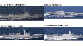 遼寧號　圖／翻攝自Twitter／日本防衛省統合幕僚監部