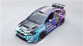 ▲Ken Block駕駛的WRX STI拉力賽車。（圖／翻攝hoonigan網站）