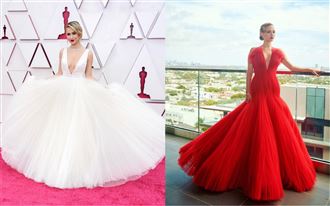 深V露半球！亞曼達遇強敵嫩妹穿澎裙