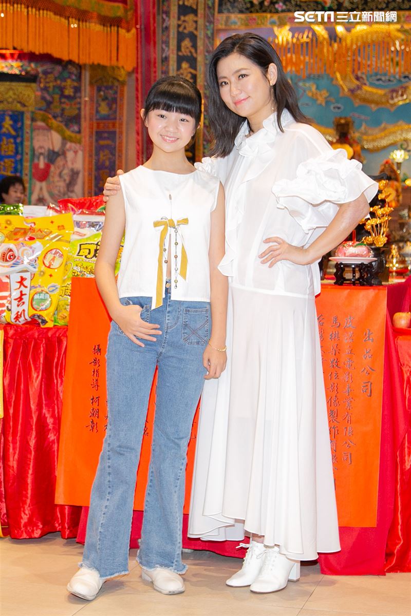 鄧志鴻、高宇蓁、赫容、吳以涵、Selina、陳以文出席電影《頭七》開鏡記者會。（圖／記者楊澍攝影）