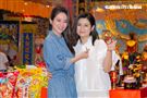 鄧志鴻、高宇蓁、赫容、吳以涵、Selina、陳以文出席電影《頭七》開鏡記者會。（圖／記者楊澍攝影）