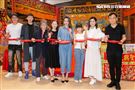鄧志鴻、高宇蓁、赫容、吳以涵、Selina、陳以文出席電影《頭七》開鏡記者會。（圖／記者楊澍攝影）