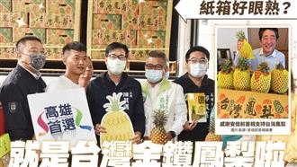 安倍曬台灣鳳梨 陳其邁:紙箱好眼熟
