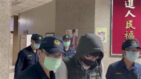 台新銀行,砸蛋嫌犯落網 翻攝畫面