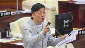 台北市議員李傅中武。 圖／記者林敬旻攝