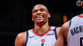 Russell Westbrook。（圖／翻攝自巫師官方推特）