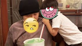 周杰倫,小小周,奶茶,ROMEO。(圖/翻攝自周杰倫微博)