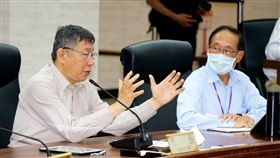 台北市長柯文哲出席交通會報。（圖／台北市政府提供）