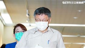 台北市長柯文哲回應松山分局警紀。（圖／記者劉懿萱攝影）