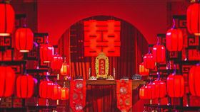 ▲婚禮,結婚,古禮,繡球,中式婚禮,中國婚禮,古代婚禮。（示意圖／翻攝自Pixabay）