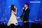 戲劇女神邵雨薇舉行《時光暫停》演唱會，林柏宏現身當嘉賓，一起合唱《私奔到月球》。（圖／記者楊澍攝影）