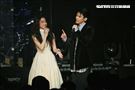 戲劇女神邵雨薇舉行《時光暫停》演唱會，林柏宏現身當嘉賓，一起合唱《私奔到月球》。（圖／記者楊澍攝影）