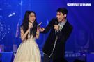 戲劇女神邵雨薇舉行《時光暫停》演唱會，林柏宏現身當嘉賓，一起合唱《私奔到月球》。（圖／記者楊澍攝影）