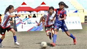 ▲南投水里國小隊長全子宇（右）。（圖／迷你足球協會提供）