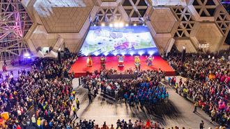 愛河灣接駕林園海巡媽 陳其邁祈3願