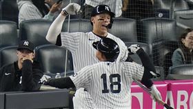 ▲賈吉（Aaron Judge）敲出單場雙響砲灌進5分打點。（圖／美聯社／達志影像）
