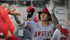 ▲大谷翔平敲出本季第8轟。（圖／美聯社／達志影像）