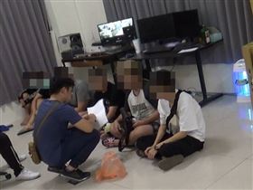 中警破簽賭集團！成員竟辯：我來外送（圖／翻攝畫面）